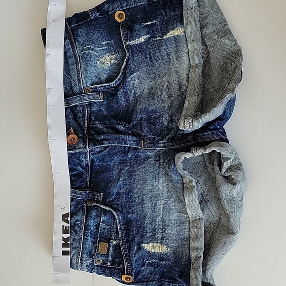 Zara Denim Rules By TRF Distressed Shorts - Picture 11 of 11